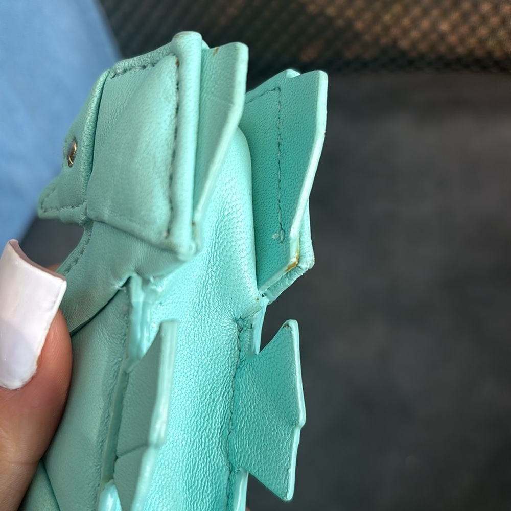 Kate Spade - Rare - Breath of Fresh Air Origami Seahorse Coin Purse - Picture 5 of 8